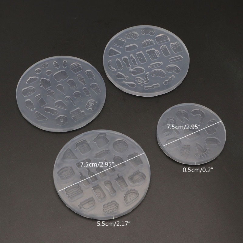 Khuôn bánh mini tổng hợp nhiều loại làm nail