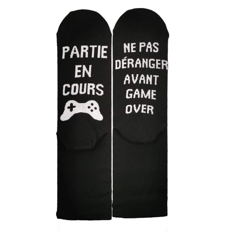 Youyo Vớ Cotton Cổ Vừa In Chữ Do Not Disturb French Vui Nhộn Nhiều Màu Sắc