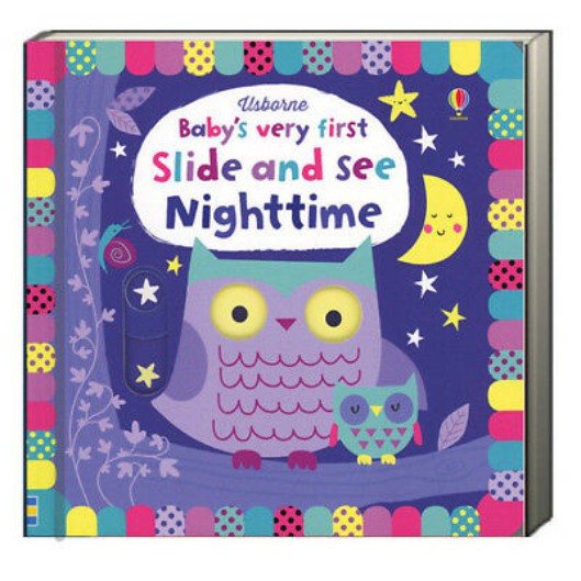 Sách Usborne tương tác trượt - BVF Slide and See Night Time