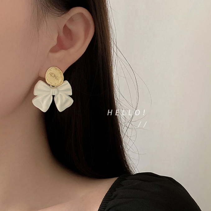 Bông Tai Đính Ngọc Trai Thời Trang Hàn Quốc Đơn Giản Cho Nữ