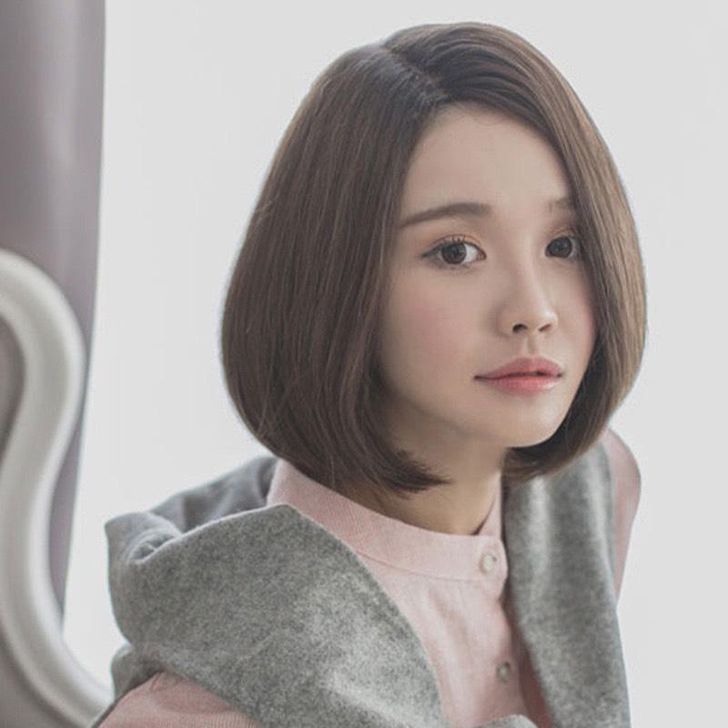 H6060 TÓC BỘ NGUYÊN ĐẦU TÓC THẬT 2 MÁI CÚP DÀI 30CM