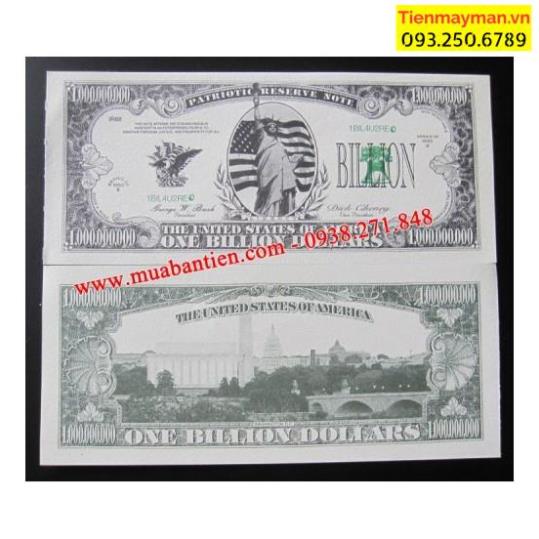 Tờ 1 Tỷ USD lưu niệm siêu khủng