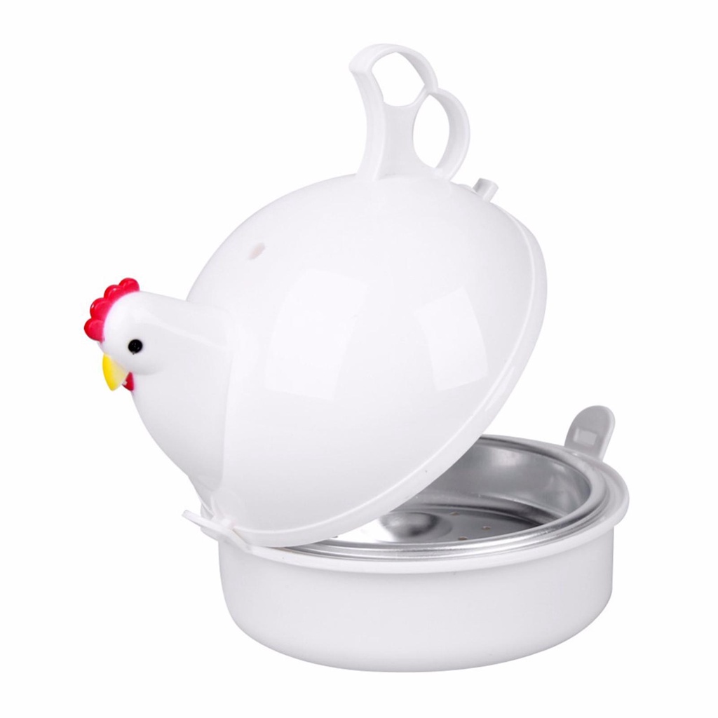 Dụng Cụ Luộc Trứng 4 Ngăn Cho Lò Vi Sóng