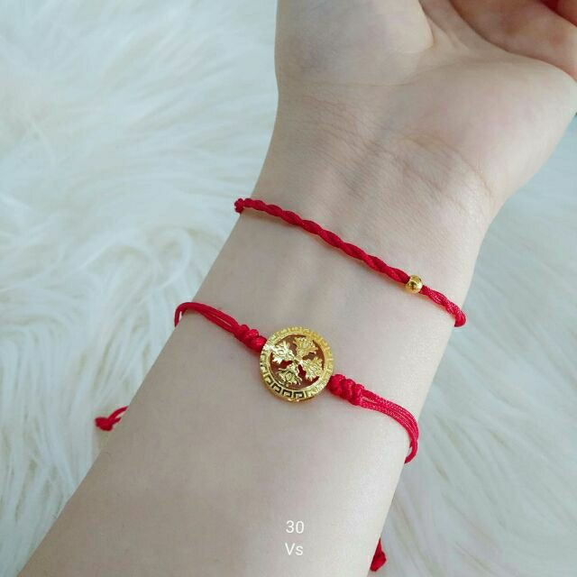 Charm Bánh Xe Pháp Luân Bạc Thái Xi 24k