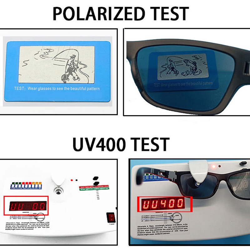 Kính Chống Nắng Phân Cực Mặt Nhám Phân Cực Chống Tia UV Phong Cách Thể Thao Cho Nam