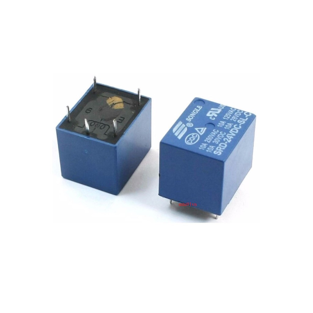 ( 4 cái ) Relay 5V-10A 5 Chân SRD-05VDC-SL-C