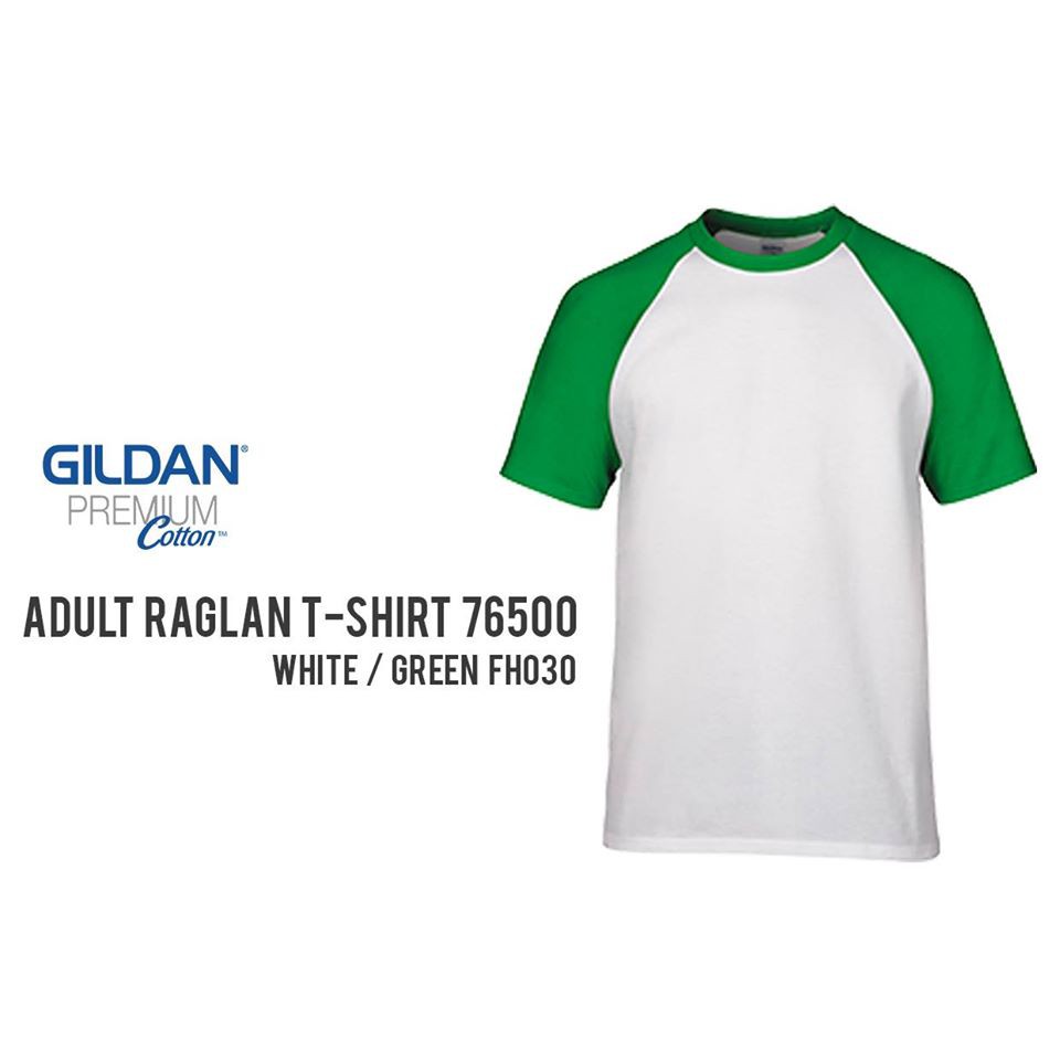 Áo raglan gildan cotton nhập khẩu