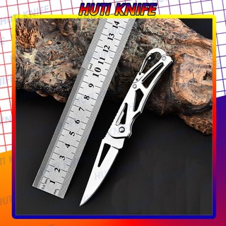 Dao phượt mini móc khóa gấp cao cấp đa năng giá rẻ khui hộp rọc hàng khui hộp HUTI KNIFE MK01