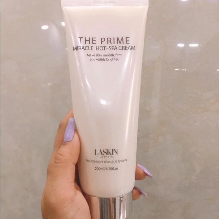 Kem tan mỡ Laskin The Prime Miracle Hot-Spa Cream Hàn Quốc (mẫu mới)