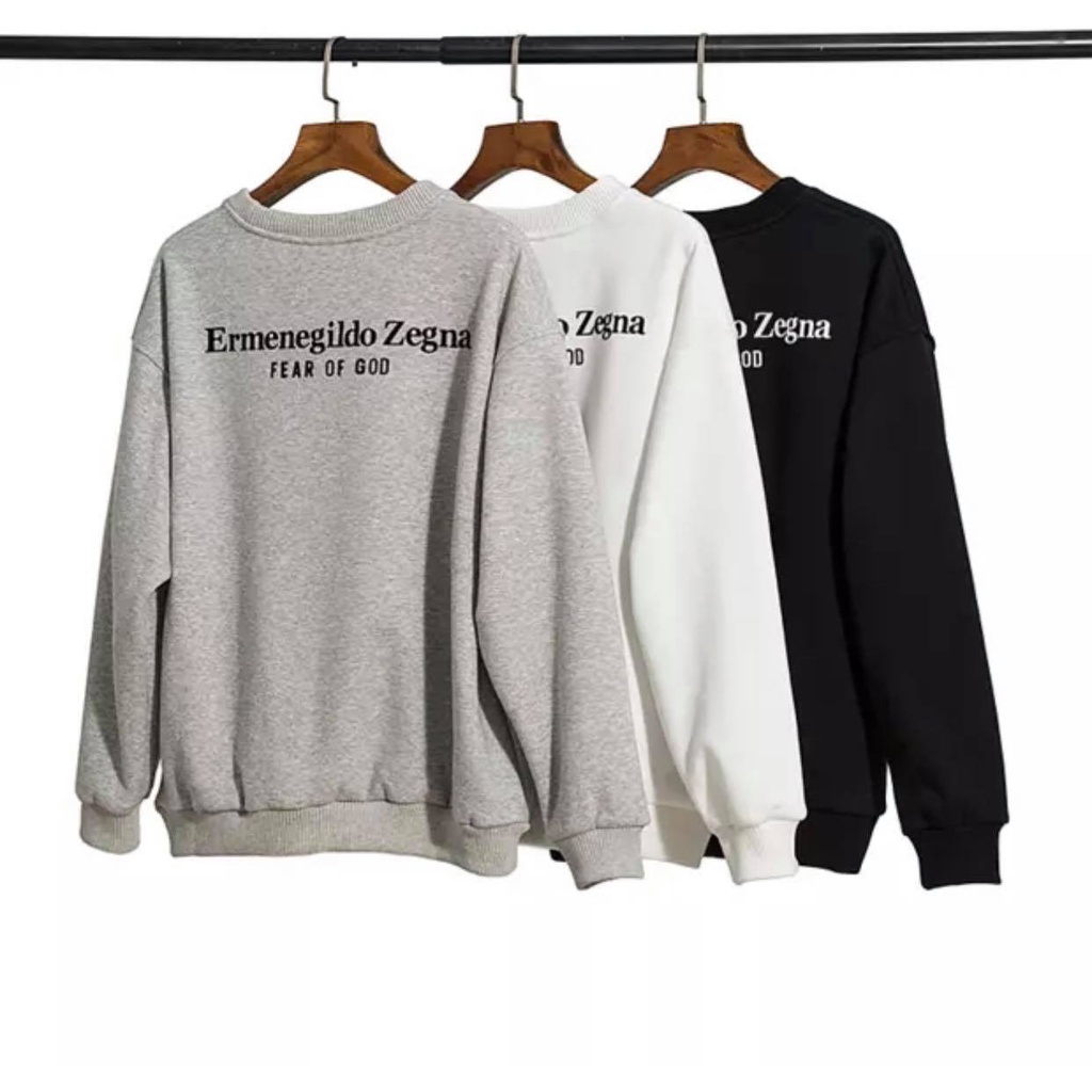 [Mã 12FASHIONSALE1 giảm 10K đơn 50K] Áo nỉ swearter Fear of god Zegna , áo nỉ cao cấp street wear unisex , Cocmer_vn | BigBuy360 - bigbuy360.vn