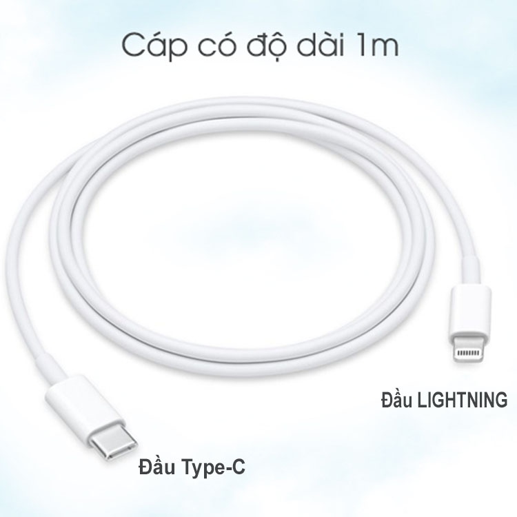 [HÀNG CAO CẤP] Cáp sạc nhanh 20W Type-C to Lighting cho ip chống đứt gẫy dài 1m, truyền dữ liệu tốc độ cao