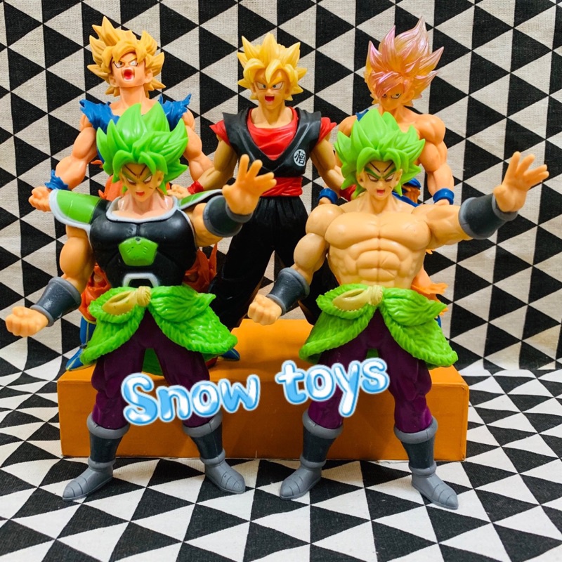 Mô hình Dragon Ball - 20 mẫu Gogeta SonGoku Broly Jiren Vegeta Goku Ultra Instinct UI Super Saiyan God SSJ4 - 16~20cm