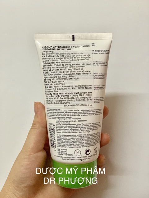[CHÍNH HÃNG] Sữa rửa mặt cho da dầu, mụn , da hỗn hợp Uriage Hyseac Gel Nettoyant | BigBuy360 - bigbuy360.vn