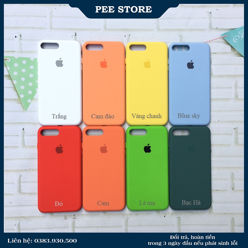 ỐP IPHONE CHỐNG BẨN LOGO TÁO CAO CẤP - FULL VIỀN