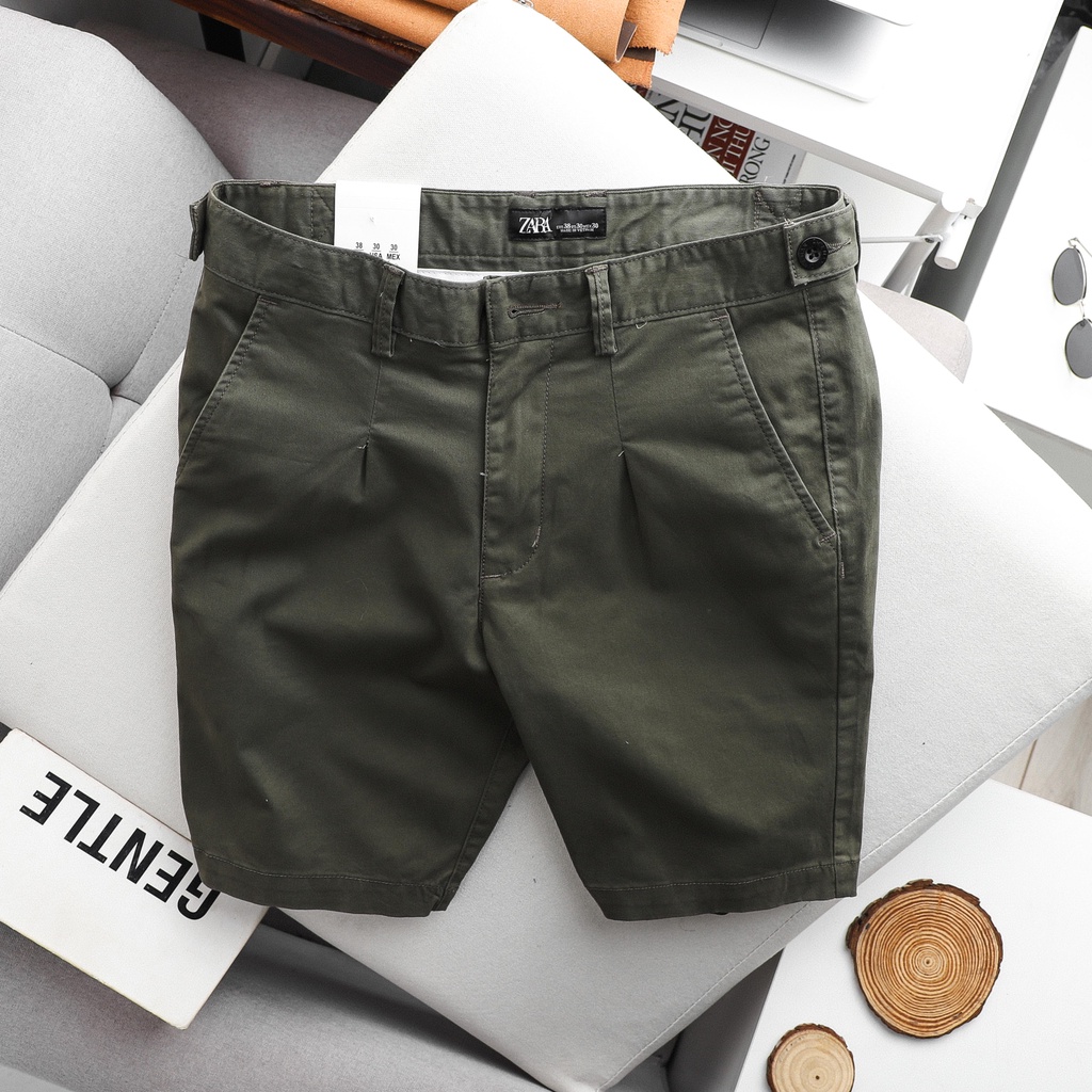Short kaki Xanh Rêu