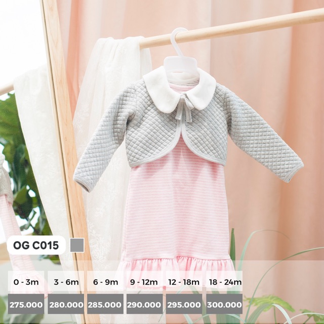 C015- áo khoác 1 cúc cổ băng lông