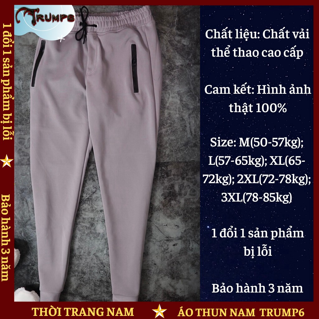 🌟DEAL SỐC🌟 Quần Jogger Nam Quần Dài Thể Thao Trơn Tập Gym Co Dãn Cực Tốt - 5 Màu TRUMP6 | BigBuy360 - bigbuy360.vn