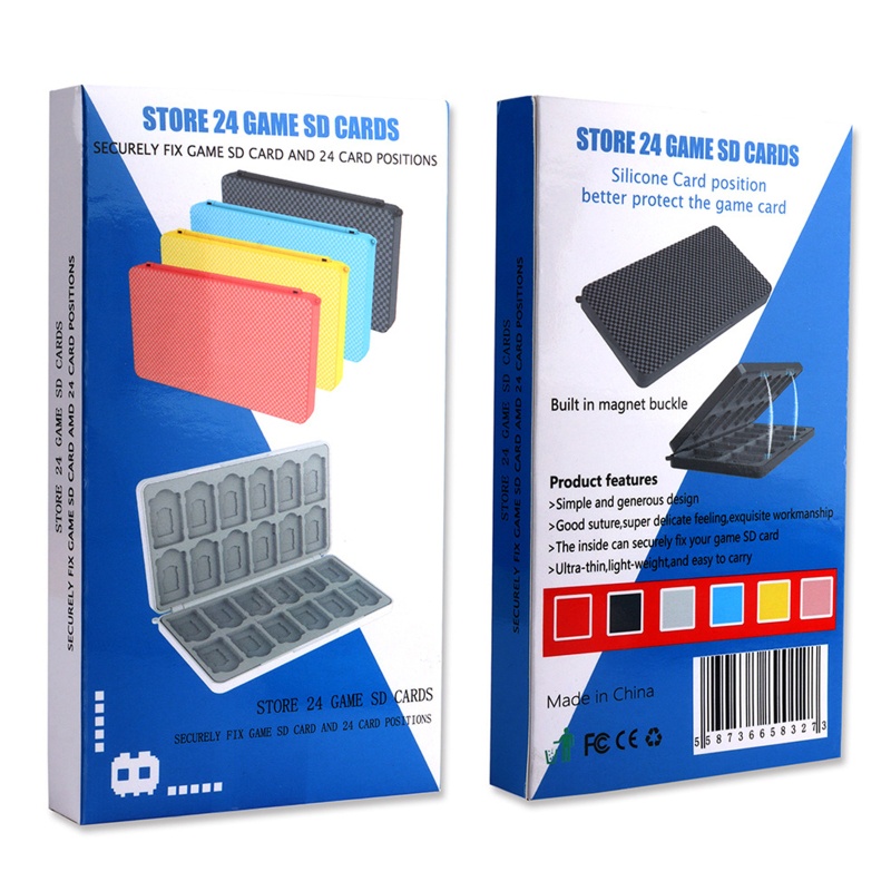Hộp Đựng Thẻ Game SD 24 Ngăn Cho Switch OLED