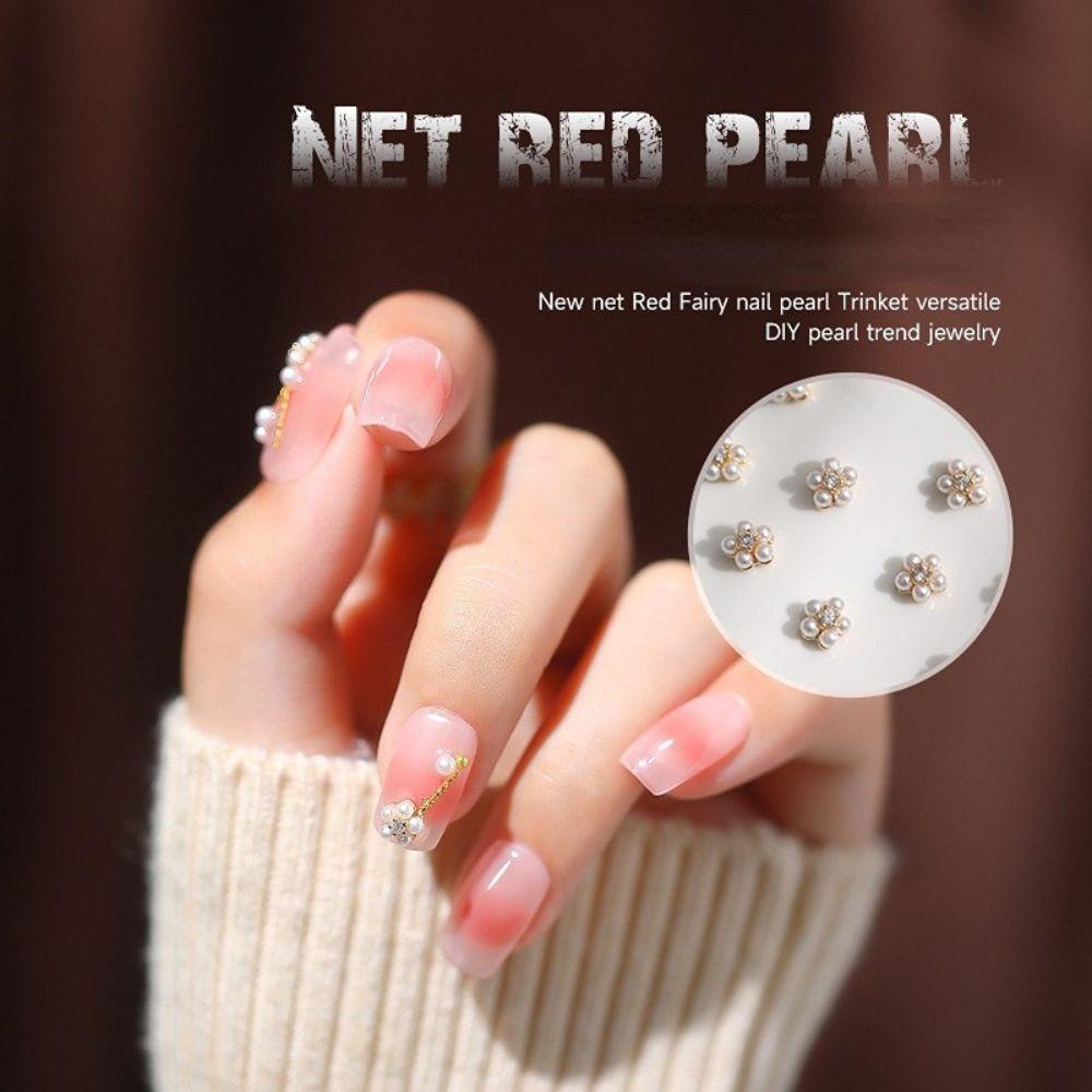 OCEANMAP Phụ Kiện Trang Trí Móng Tay Nghệ Thuật Bằng Hợp Kim Xinh Xắn