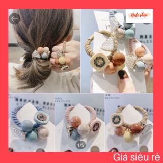 Dây cột tóc nữ, Thun buộc tóc dễ thương Style Hàn Quốc