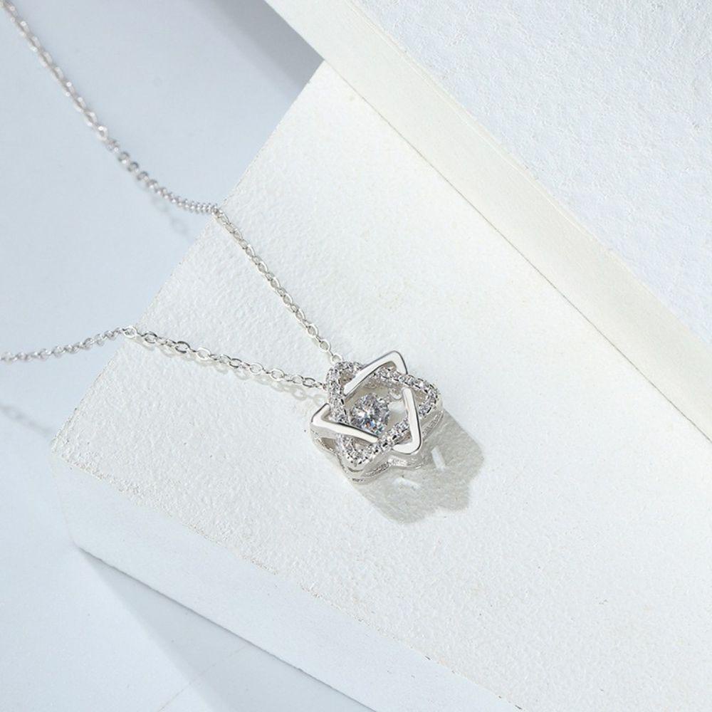 Vòng cổ Mặt Ngôi Sao Đính Đá Sang Trọng Cho Nữ