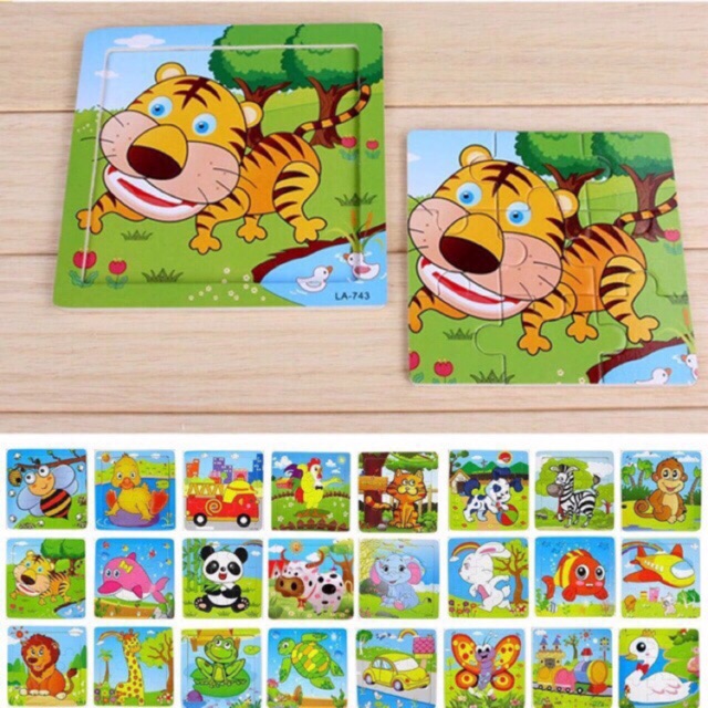 Combo 10 tranh ghép 9 mảnh