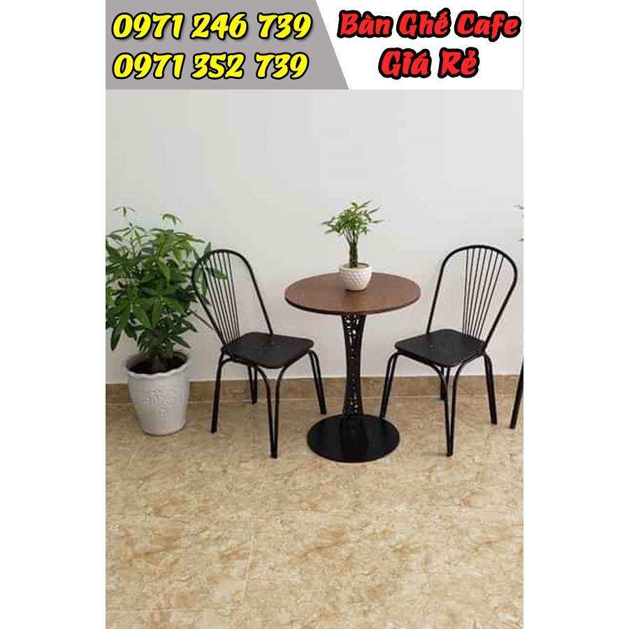 Bàn ghế sắt cafe giá rẻ