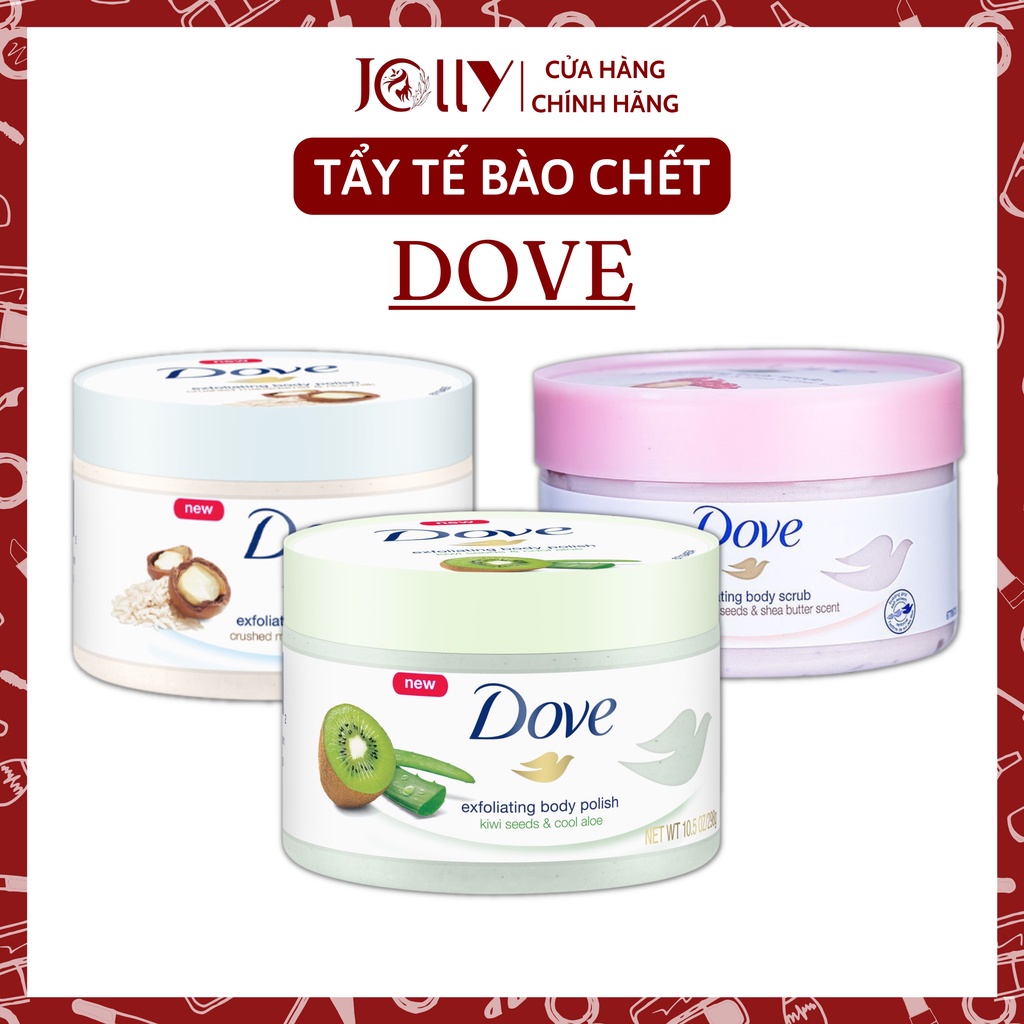 Tẩy Tế Bào Chết Dove Chiết Xuất Từ Thiên Nhiên