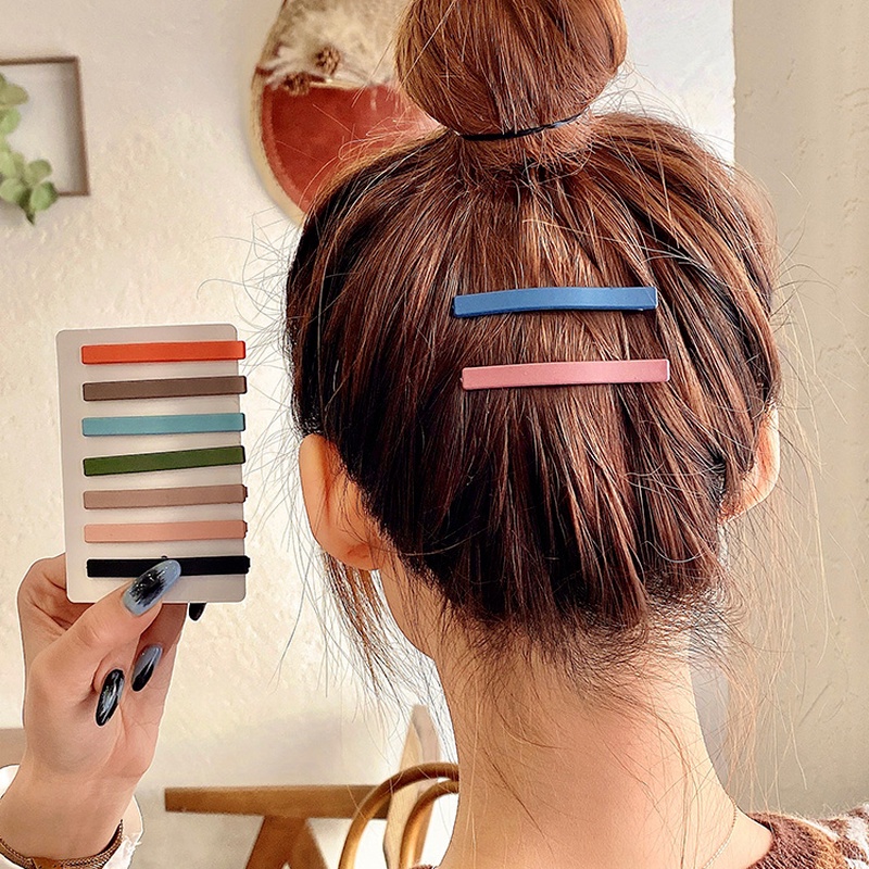 Kẹp tóc màu sắc xinh xắn phong cách Hàn Quốc cho nữ