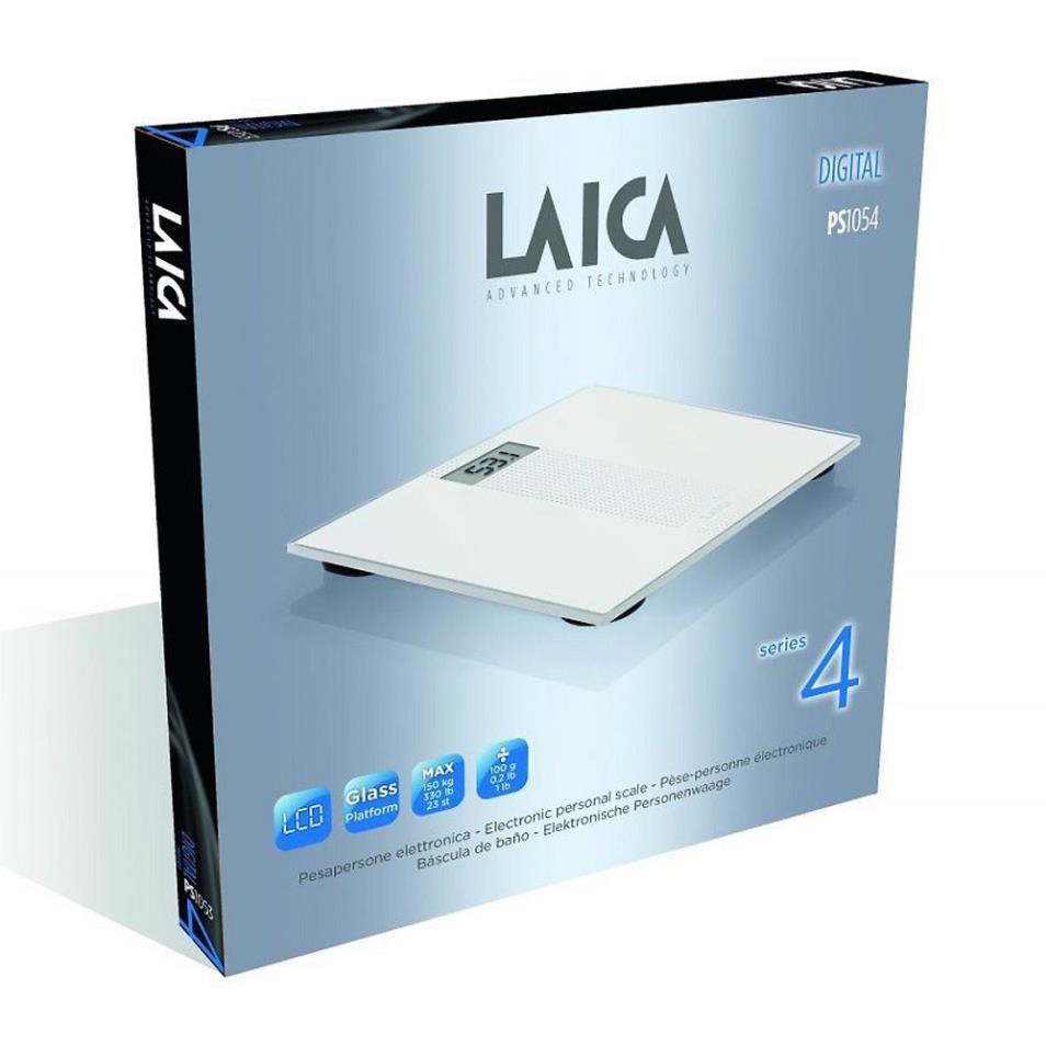 Cân điện tử Laica PS1054 - Cân sức khỏe dùng trong gia đình - Trọng lượng tối đa 180 kg - Độ chia 100g Đạt Nguyễn Shops