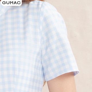 Đầm nữ cổ tàu nút ngọc DA10108 GUMAC