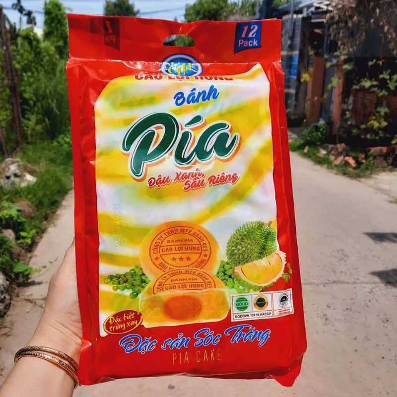 BÁNH PÍA SẦU RIÊNG CAO LỢI HƯNG BỊCH TO 12 cái nặng 1.2kg