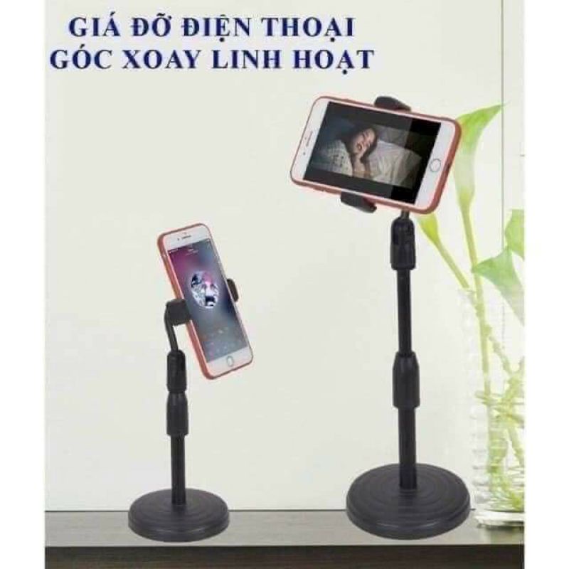 Giá đỡ điện thoại để bàn dùng livetream, học online