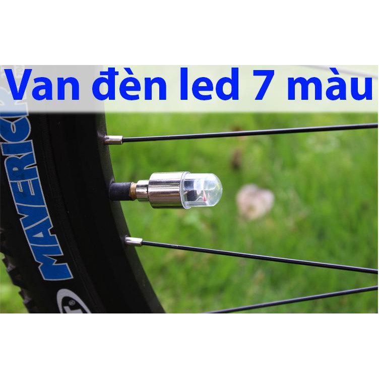 Combo 2 đèn gắn van xe đạp nhấp nháy
