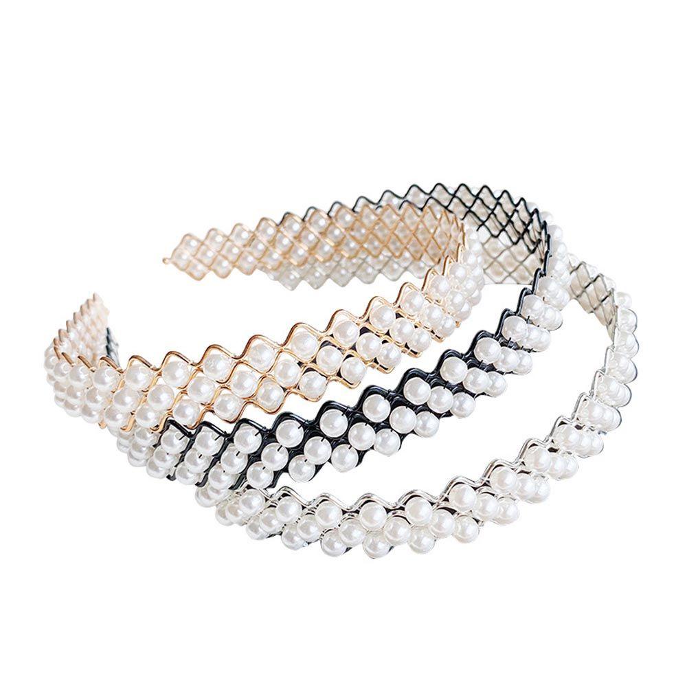 NICKOLAS Băng Đô Cài Tóc Gợn Sóng Chống Trượt Cho Nữ