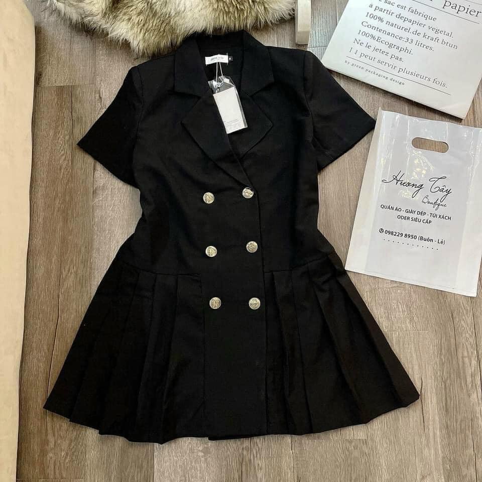 [ SẴN] Váy đen cổ vest | BigBuy360 - bigbuy360.vn