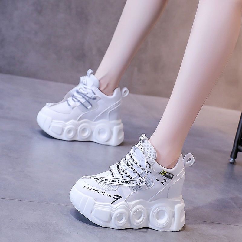 Giầy thể thao đế độn nâng chiều cao 10cm siêu nhẹ và êm  hàng nhập chuẩn Quảng Châu cao cấp