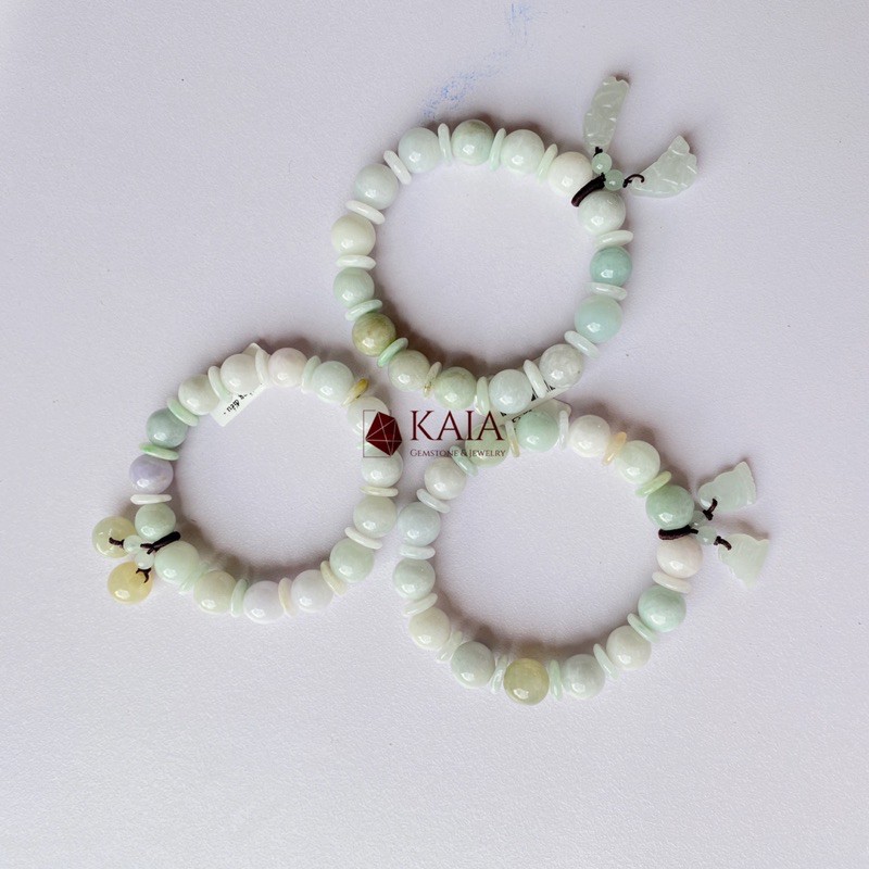 Vòng tay phong thủy Bạch Ngọc - KAIa