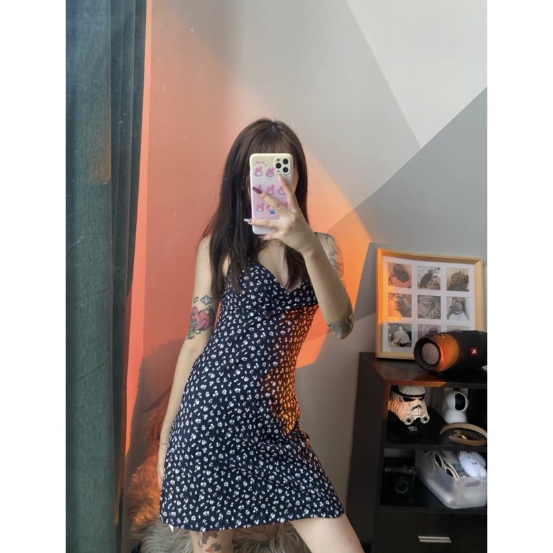 🍒🍒 Set Đầm 2 Dây Hoa Nhí + Áo Khoác Mỏng Cho Nữ🍒🍒