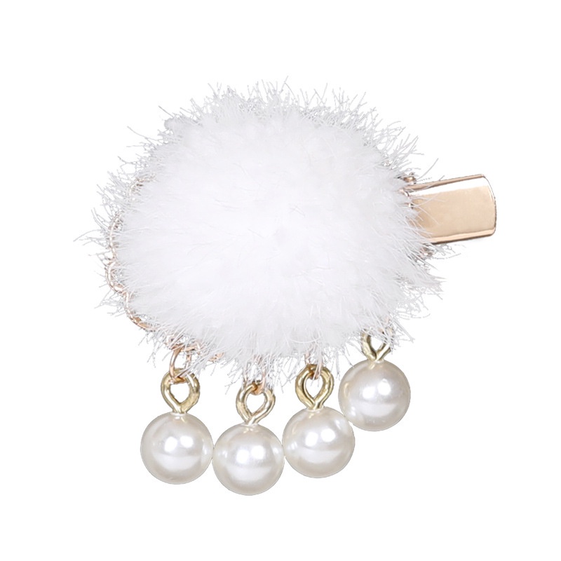 Kẹp Tóc Lông Nhung Dễ Thương Xinh Xắn Dành Cho Nữ