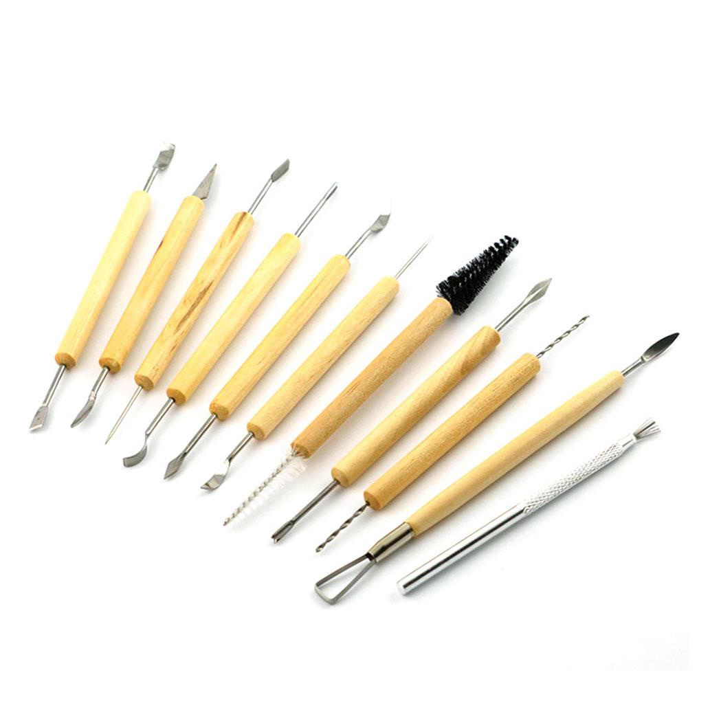 Bộ 11 Dụng Cụ Điêu Khắc Đất Sét Cho Người Mới Bắt Đầu