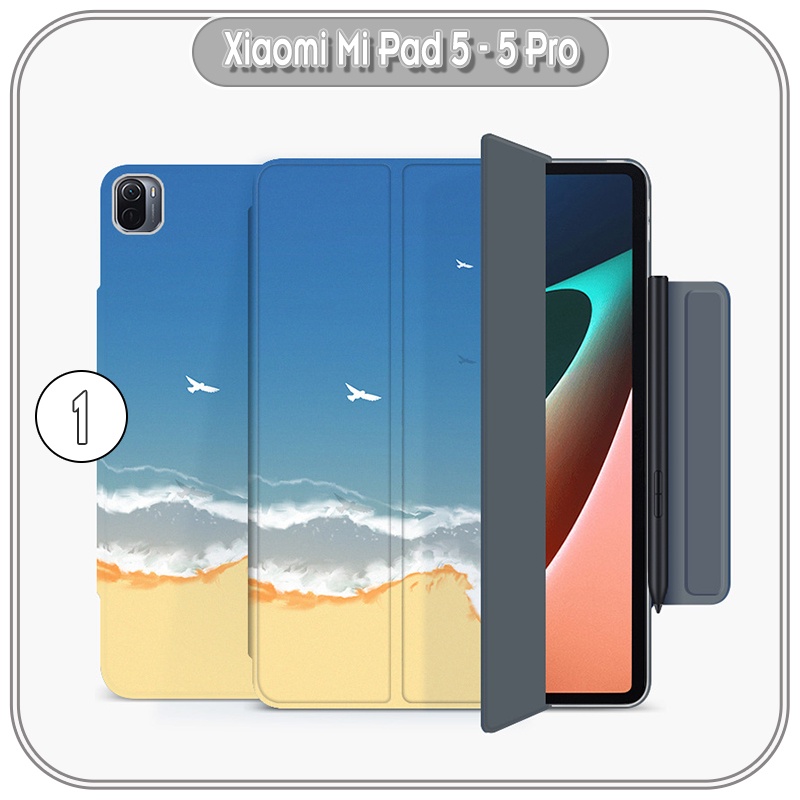 Bao da hít hình cho Xiaomi Mi Pad 5 - 5 Pro không viền, tự động khóa màn hình