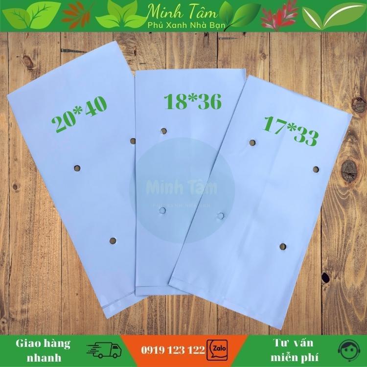 Set 20 túi PE đen trắng trồng cây cao cấp trồng Dưa Lưới, Dưa Chuột, Nhà Kính, Nhỏ Giọt - Bền 3 - 4 Vụ