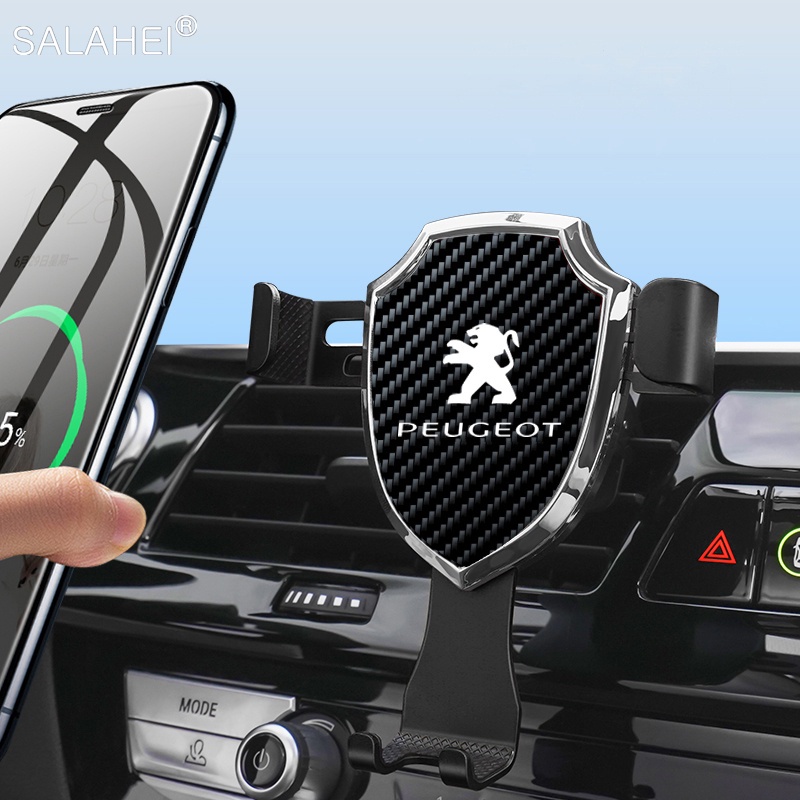 Giá Đỡ Điện Thoại / Thiết Bị Định Vị gps Gắn Lỗ Thông Gió Xe Hơi Cho peugeot 308 307 206 208 207 3008 508 407 2008 5008 406