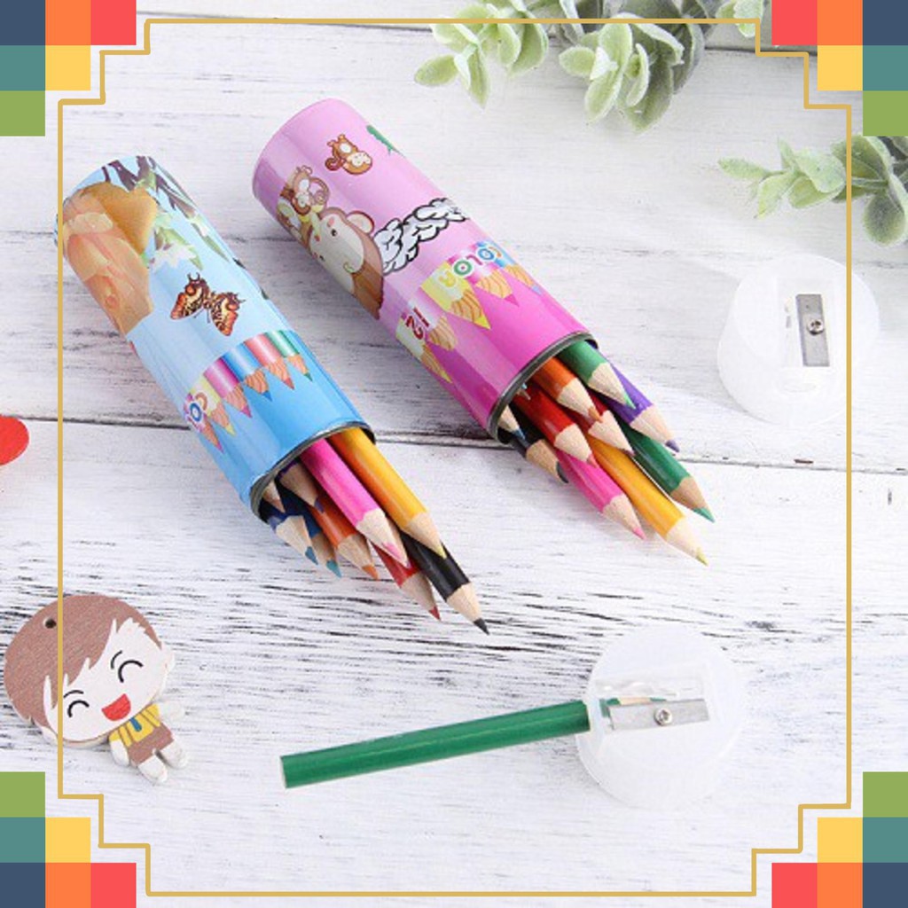 Lon Ống Chì Màu Loại Dài 12 , 24, 36 Màu