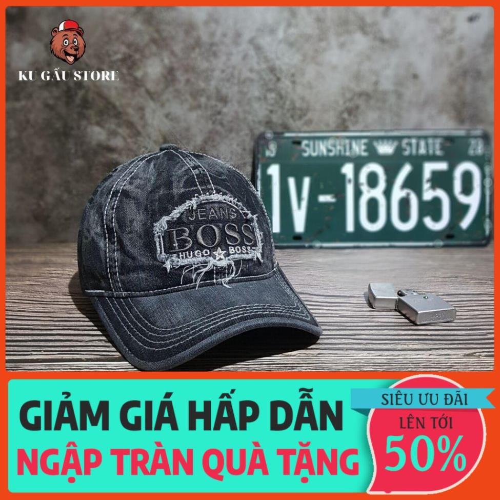 Mũ Lưỡi Trai Jean Bụi Bặm Phong Cách Chuẩn Form Quốc Tế Unisex Phù Hợp Cả Nam Và Nữ xịn