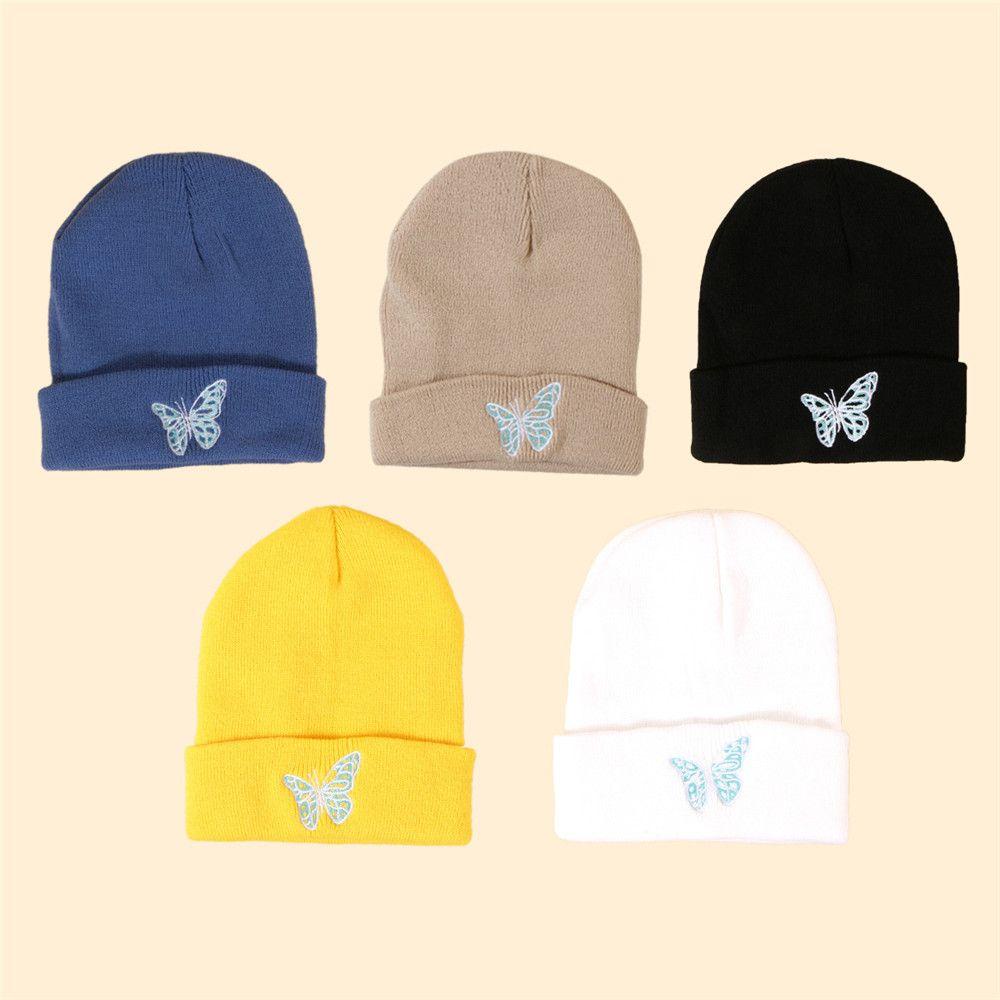 EUCA Mũ Dệt Kim Unisex Hình Bướm Phong Cách Hip Hop