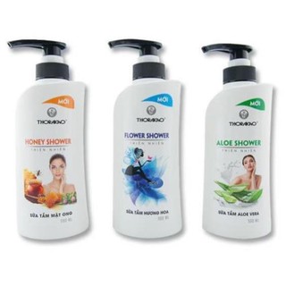 Sữa tắm mật ong, hương hoa, aloe vera 500ml thorakao