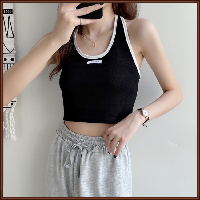 Áo Dệt Kim Hai Dây Dáng Ôm Thoáng Khí Thời Trang Dành Cho Nữ