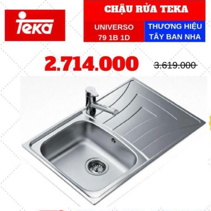 CHẬU RỬA TEKA UNIVERSO 79 1B 1D